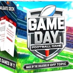 OFF TOPIC Game Day Football Card Game for Adults